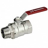Кран шаровой латунный хром R254DL ВР/НР рычаг Giacomini